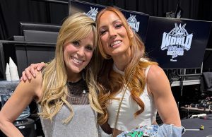 Lilian Garcia and Becky Lynch