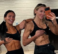 Kiana James and Charlotte Flair