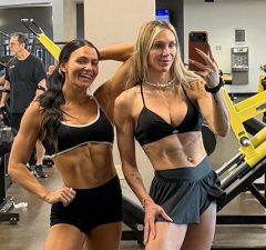 Kiana James and Charlotte Flair