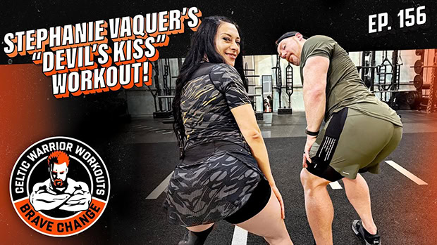 Stephanie Vaquer and Sheamus