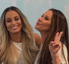 Trish Stratus and Mickie James