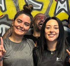 Tay Melo and Stephanie Vaquer
