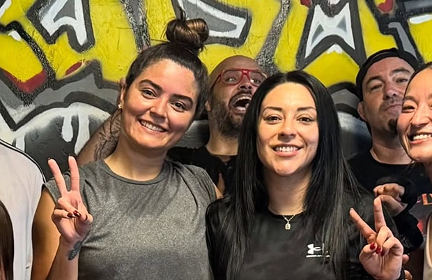Tay Melo and Stephanie Vaquer