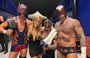 El Grande Americano, Lilian Garcia, Rey Mysterio and CM Punk